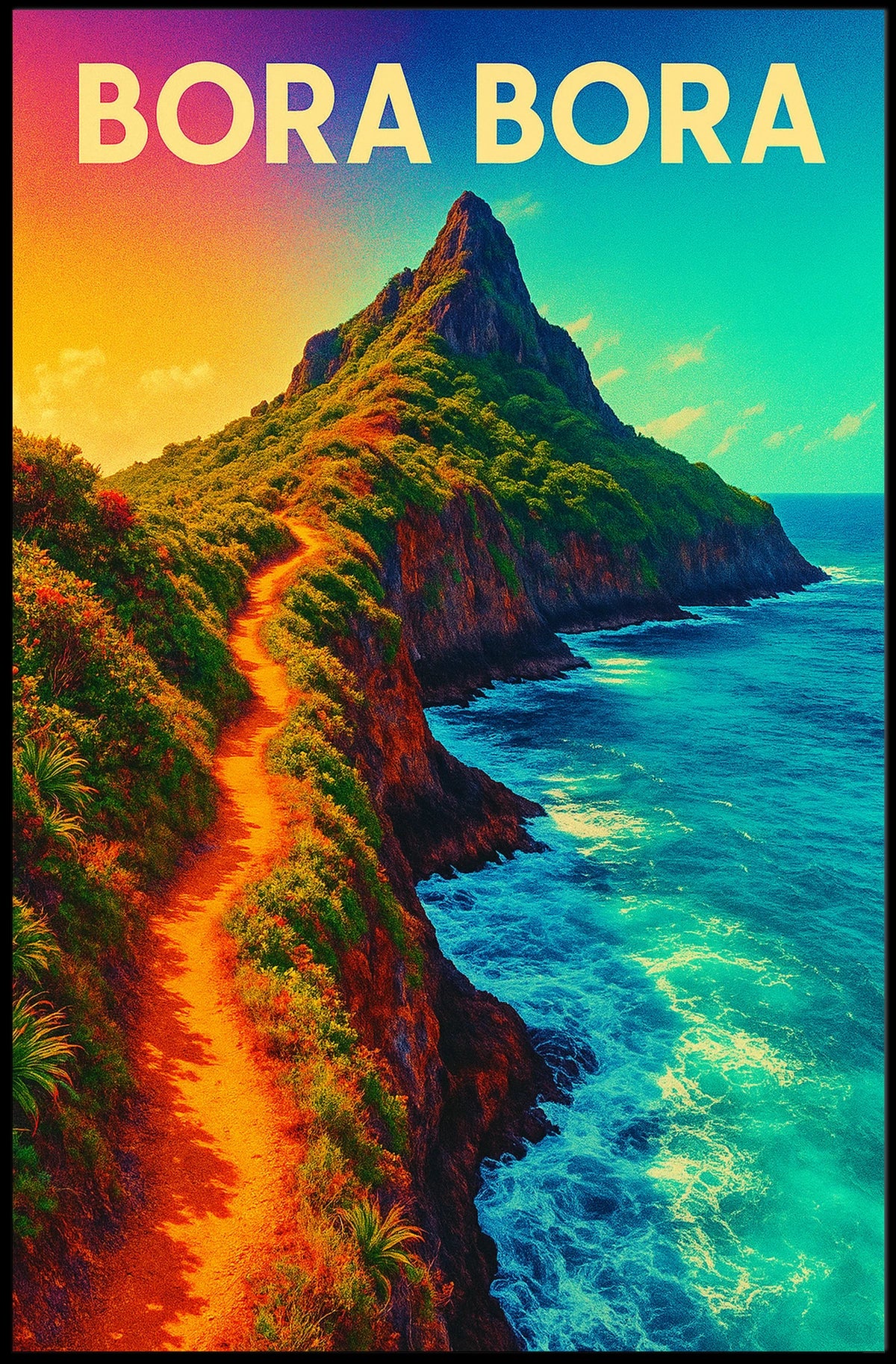 Bora Bora Paradise Poster
