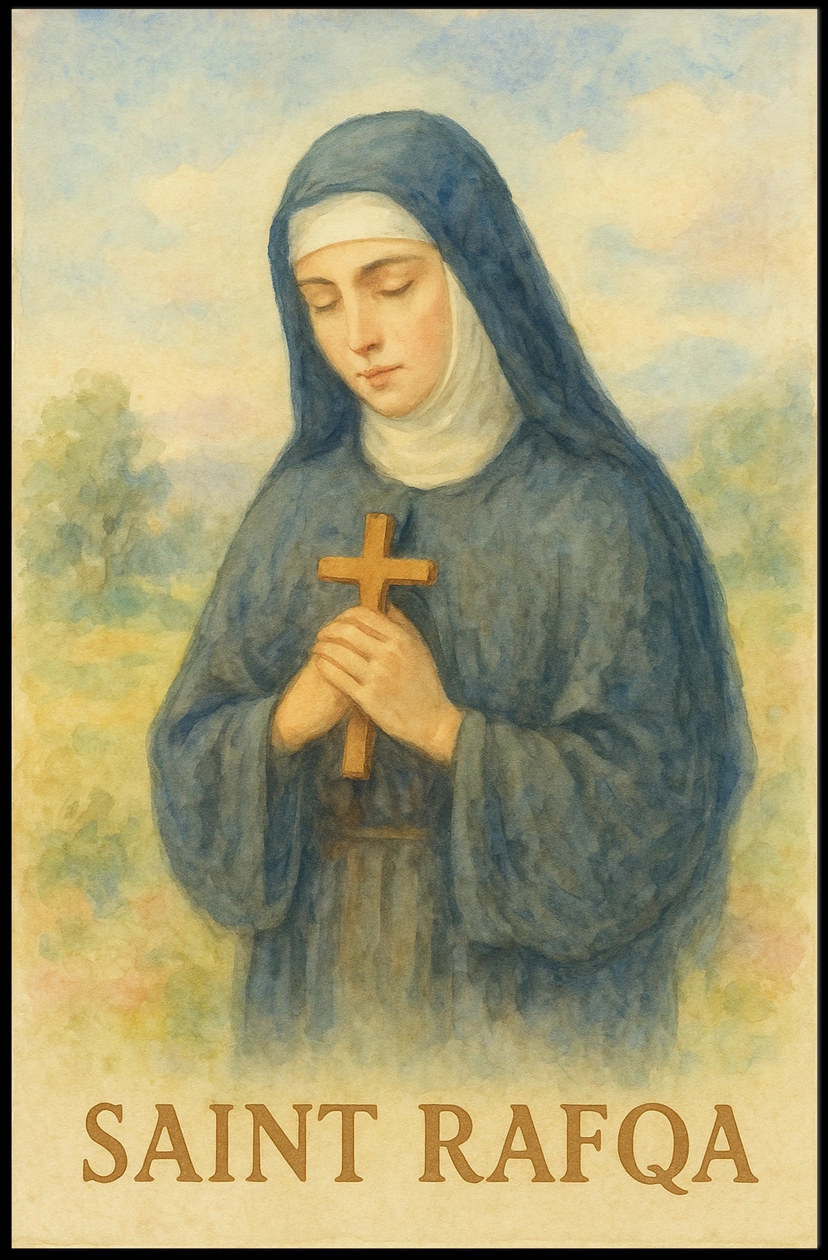 Saint Rafqa Poster