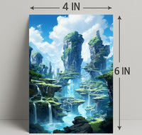 Enchanted Waterfalls Poster
