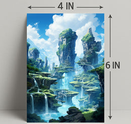 Enchanted Waterfalls Poster