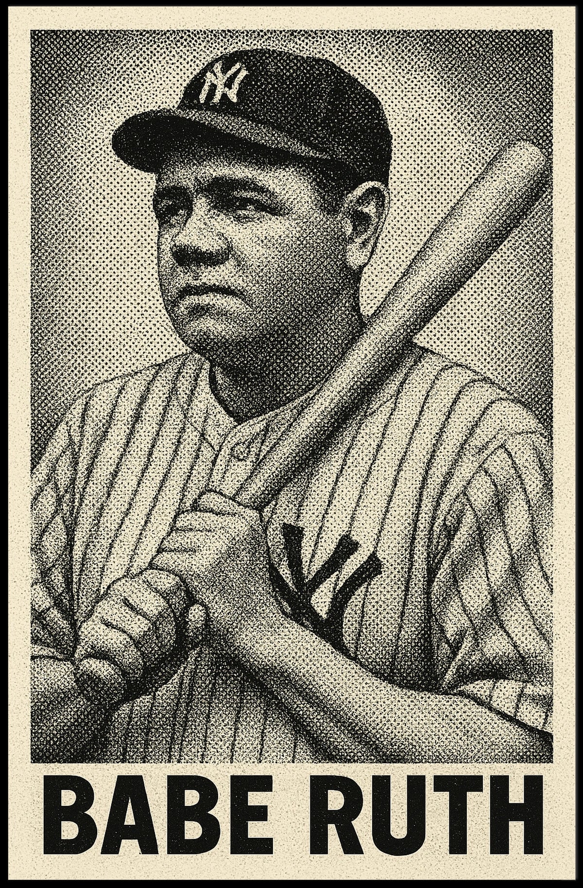 Babe Ruth Baseball Legend Poster