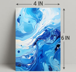 Oceanic Whirl Poster