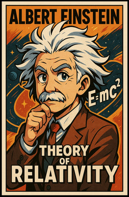 Albert Einstein Theory Of Relativity Poster
