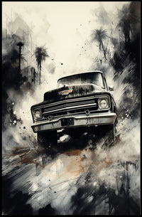 Vintage Power On The Move Vintage Poster