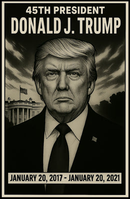 Donald J. Trump 45Th President Poster
