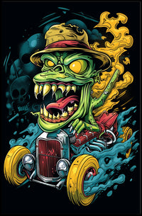Monster Hot Rod Poster