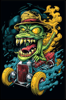 Monster Hot Rod Poster