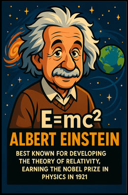 Albert Einstein Theory Of Relativity Poster
