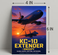 KC-10 Extender Snoopy Poster PosterGoat