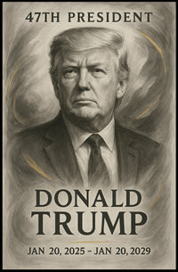 Donald Trump 47th President Poster
