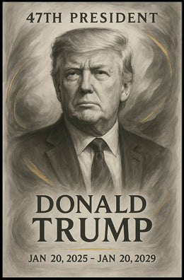 Donald Trump 47th President Poster