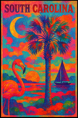 Vibrant South Carolina Poster