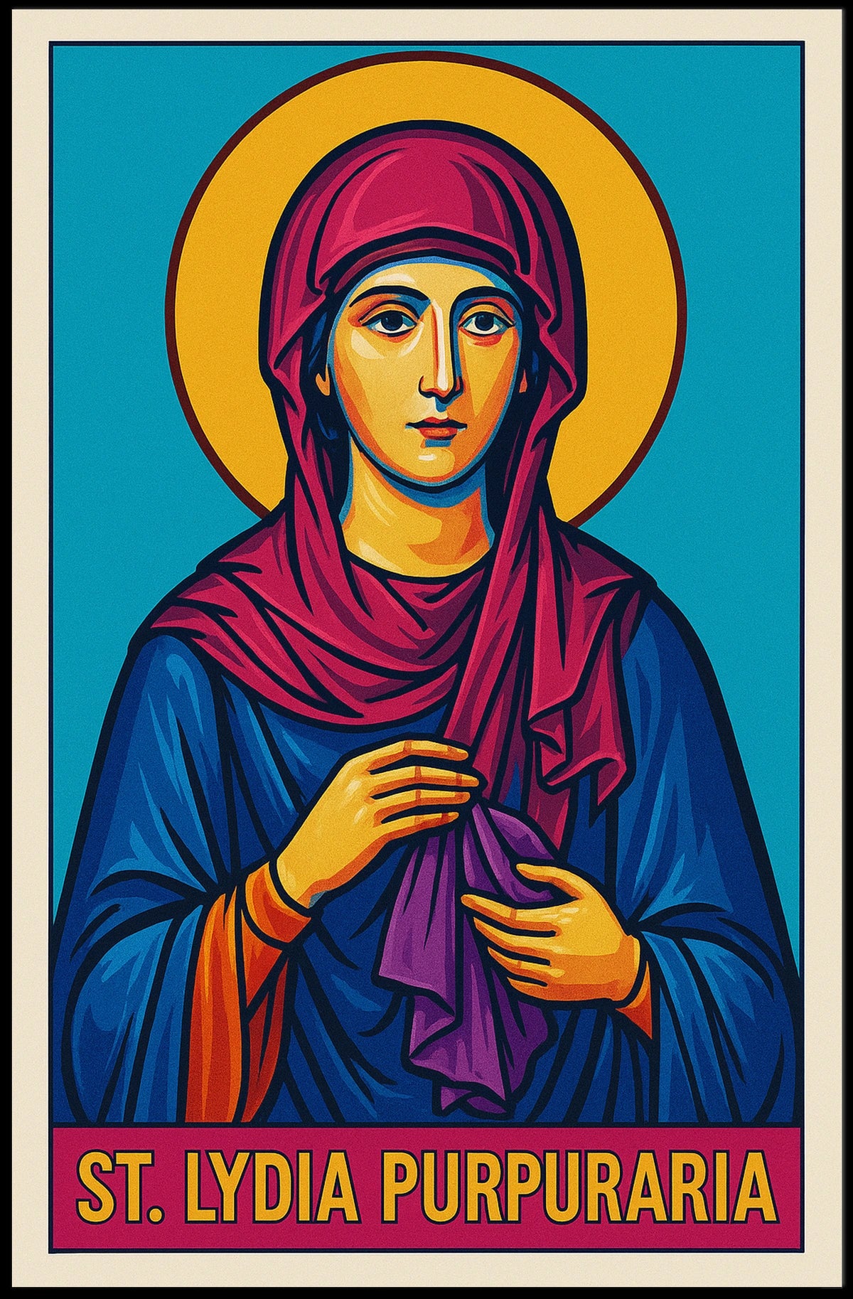 St. Lydia Purpuraria Poster