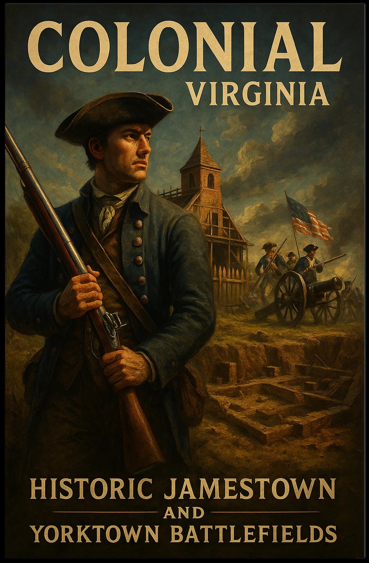 Colonial Virginia Poster