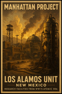 Manhattan Project Los Alamos Unit Poster