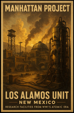 Manhattan Project Los Alamos Unit Poster