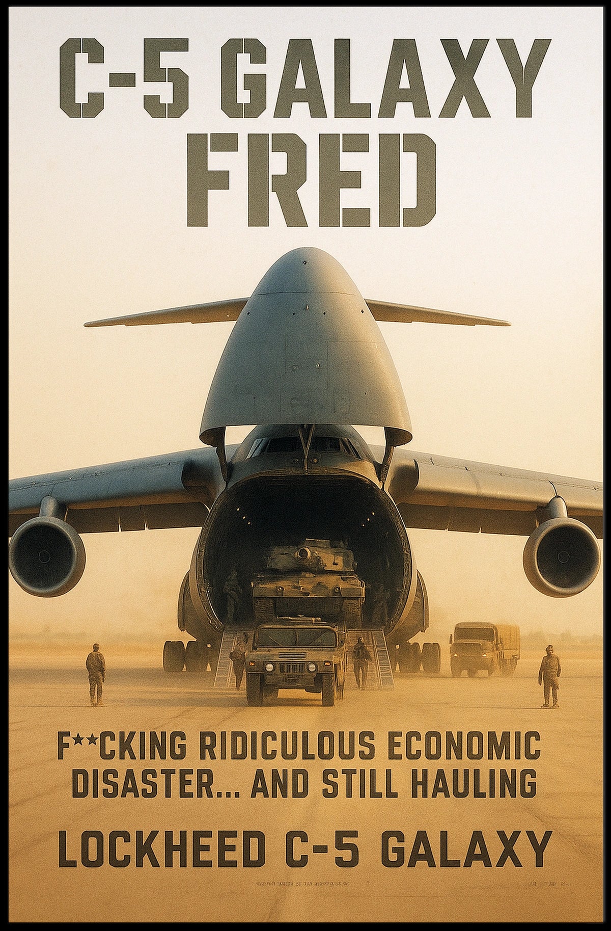 C-5 Galaxy Still Hauling Poster