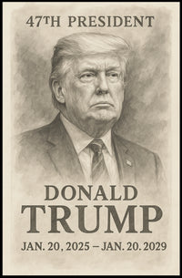 Donald Trump 47th President Poster