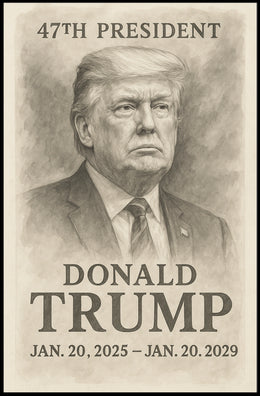 Donald Trump 47th President Poster