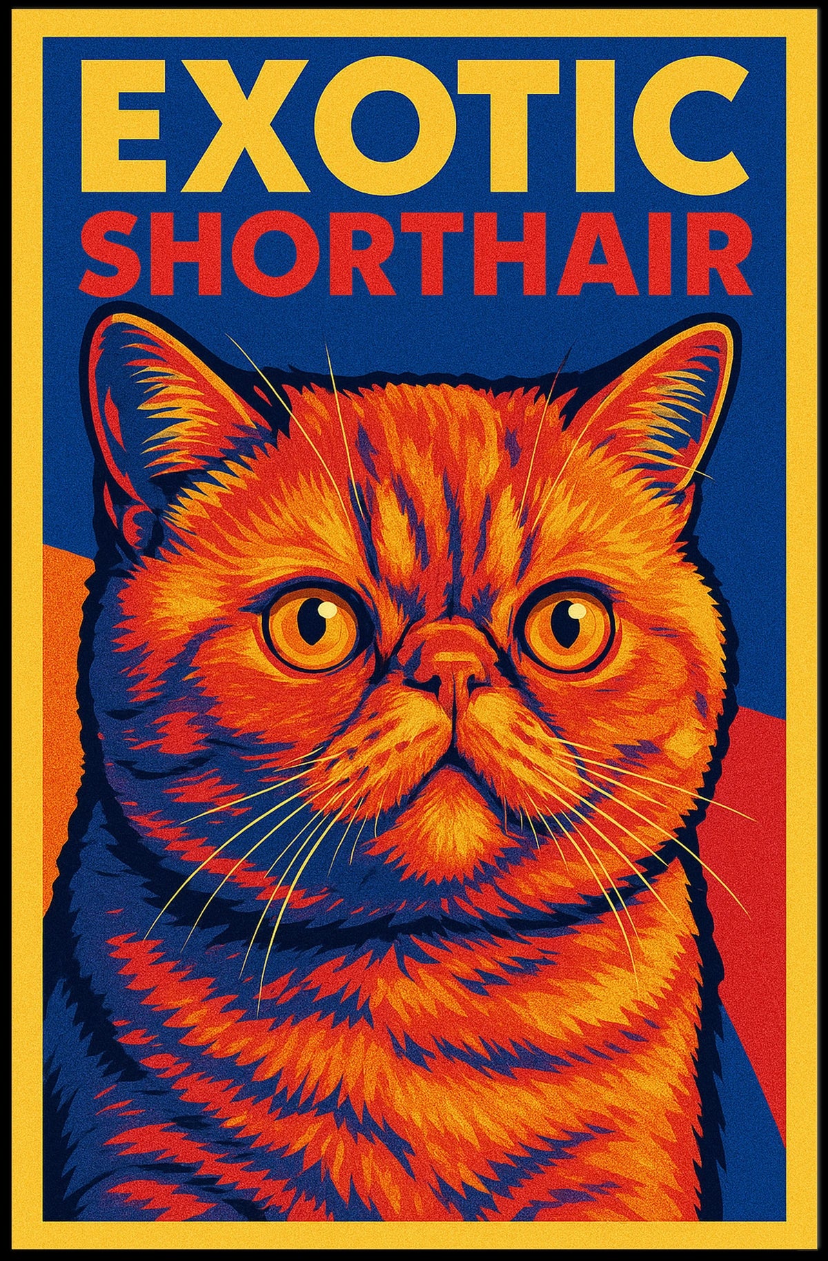 Exotic Shorthair Cat Poster