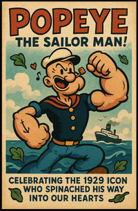 Popeye 1929 Art Poster POP-33