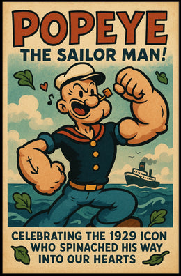 Popeye 1929 Art Poster POP-33