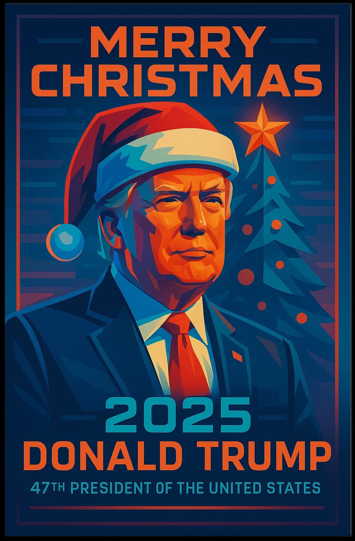 Donald Trump 47th President Poster