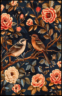 Enchanted Garden Wall Art Vintage Print