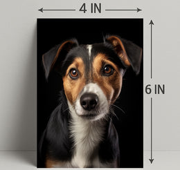 Portrait Of A Dog Poster PosterGoat