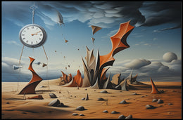 Timeless Desert Dreamscape: Abstract or Artistic Poster