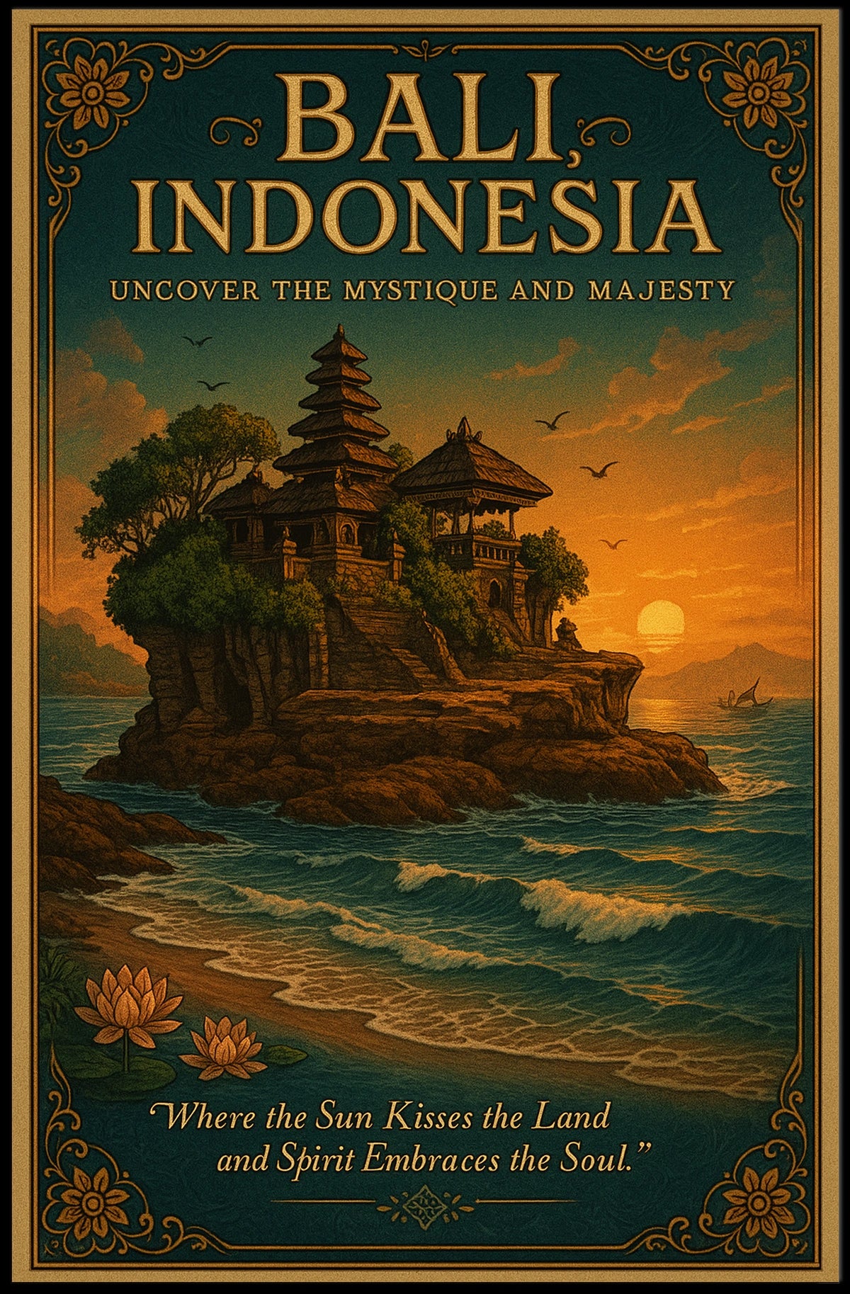 Bali, Indonesia Uncover the Mystique and Majesty Poster