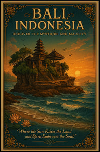 Bali, Indonesia Uncover the Mystique and Majesty Poster