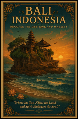 Bali, Indonesia Uncover the Mystique and Majesty Poster