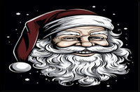 Jolly Santa Claus Illustration Poster