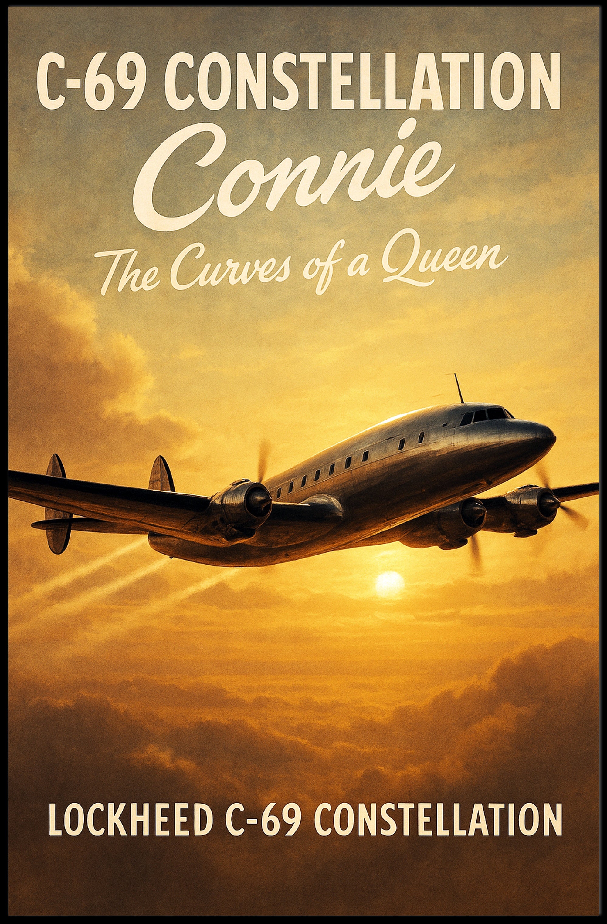 C-69 Constellation Connie Poster PosterGoat