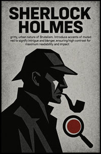 Sherlock Holmes Poster PosterGoat