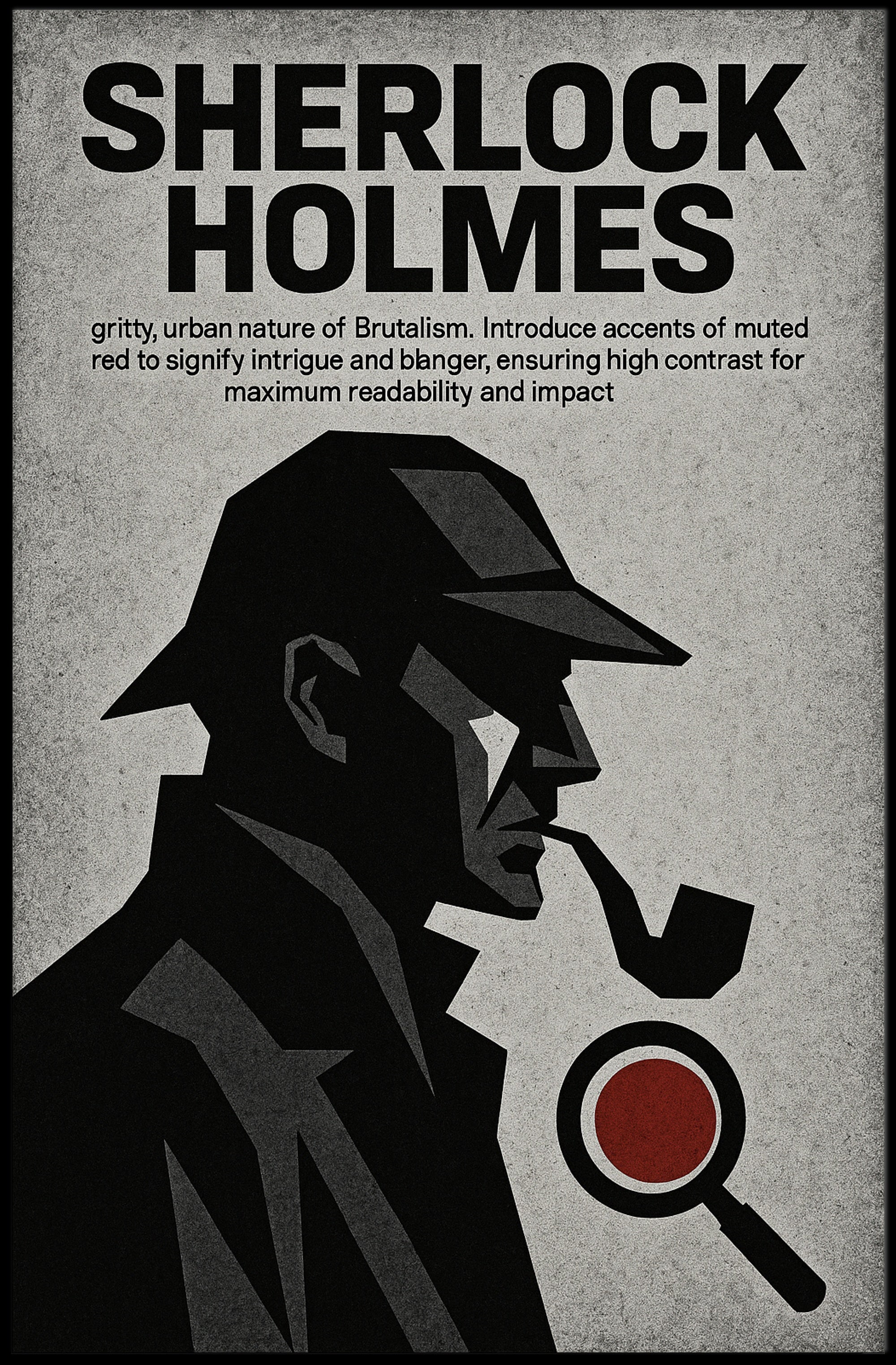 Sherlock Holmes Poster PosterGoat