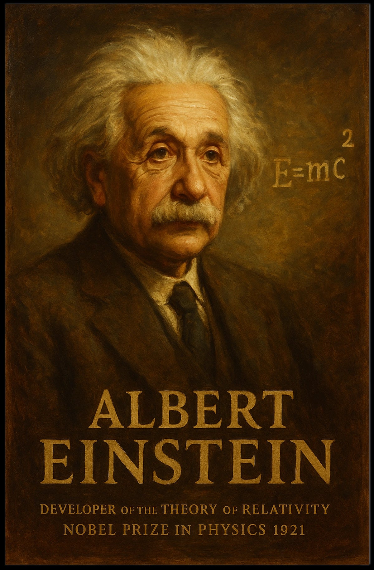 Albert Einstein Theoretical Physicist Poster