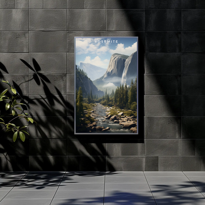 Yosemite National Park Travel Poster