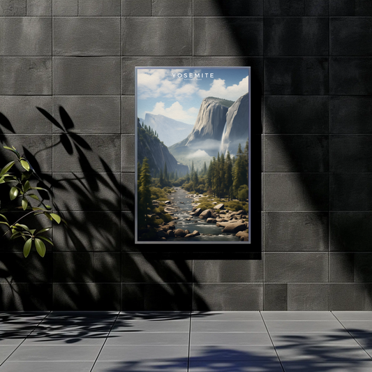 Yosemite National Park Travel Poster