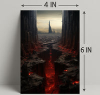 The Abyssal Cityscape Poster