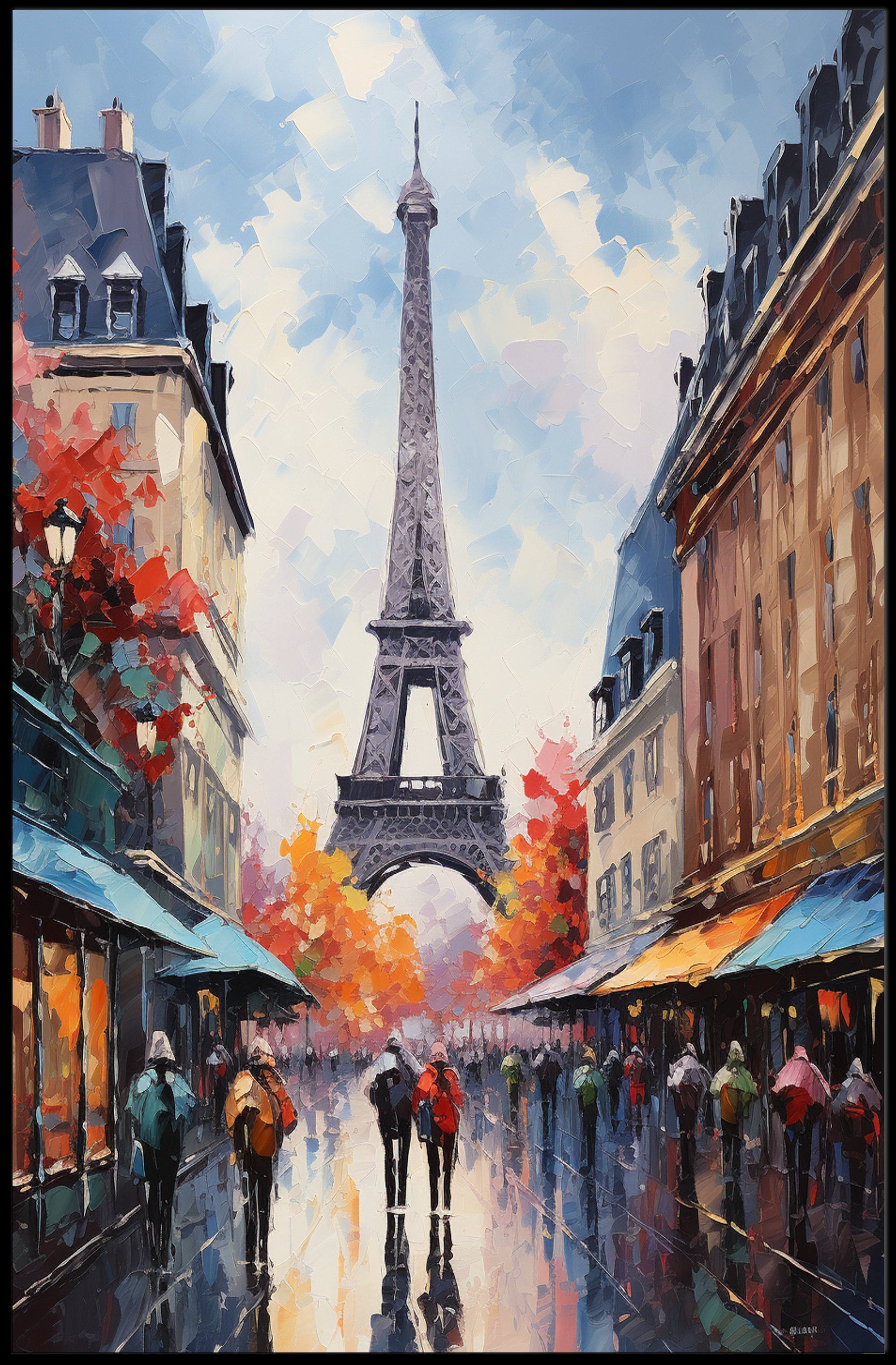 Autumn In Paris Poster