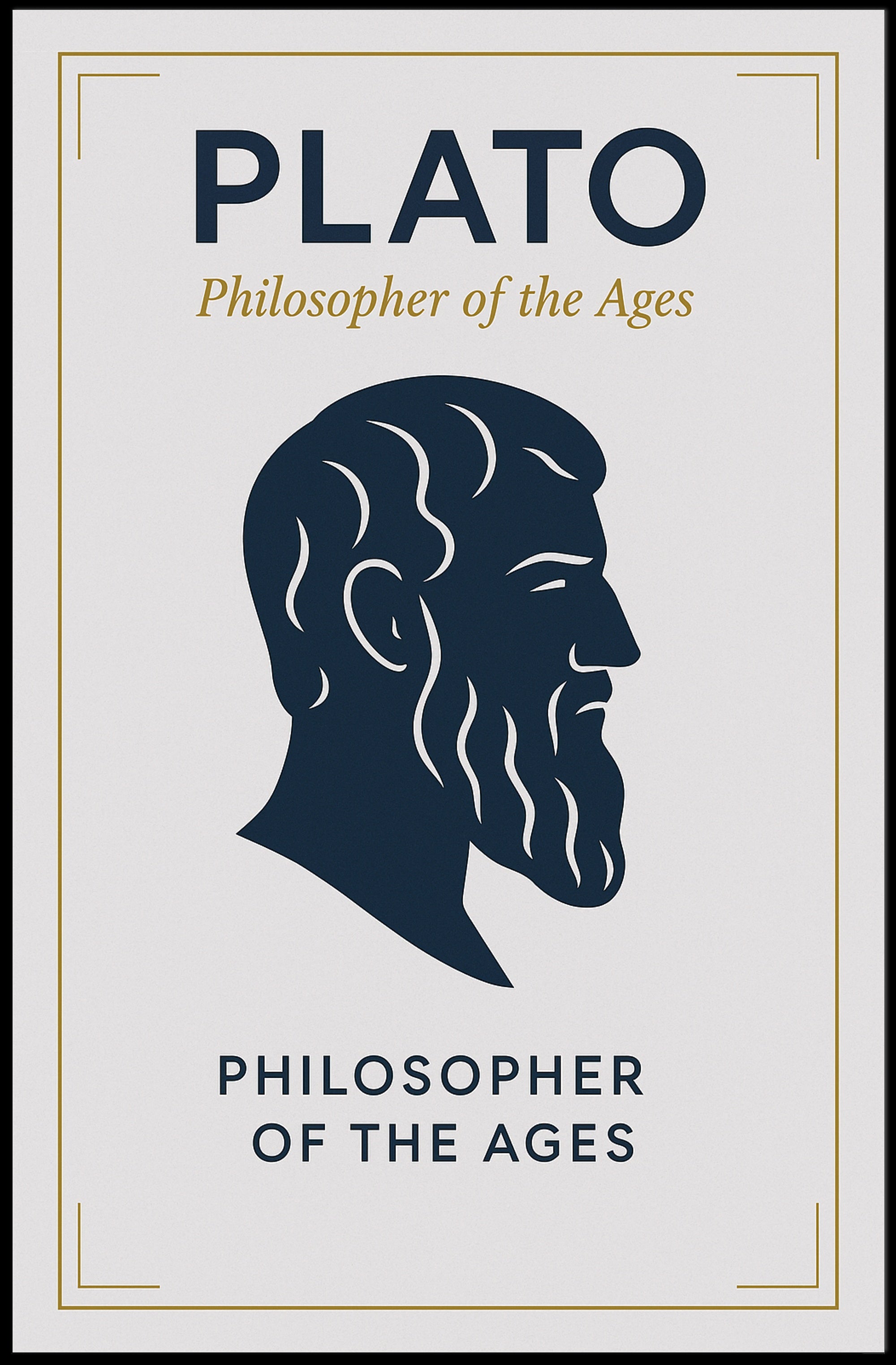Plato Philosopher of the Ages Poster PosterGoat