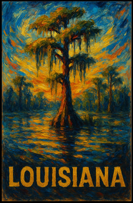 Louisiana Landscape Poster