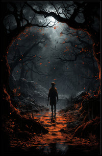 Mystical Forest Wanderer Poster