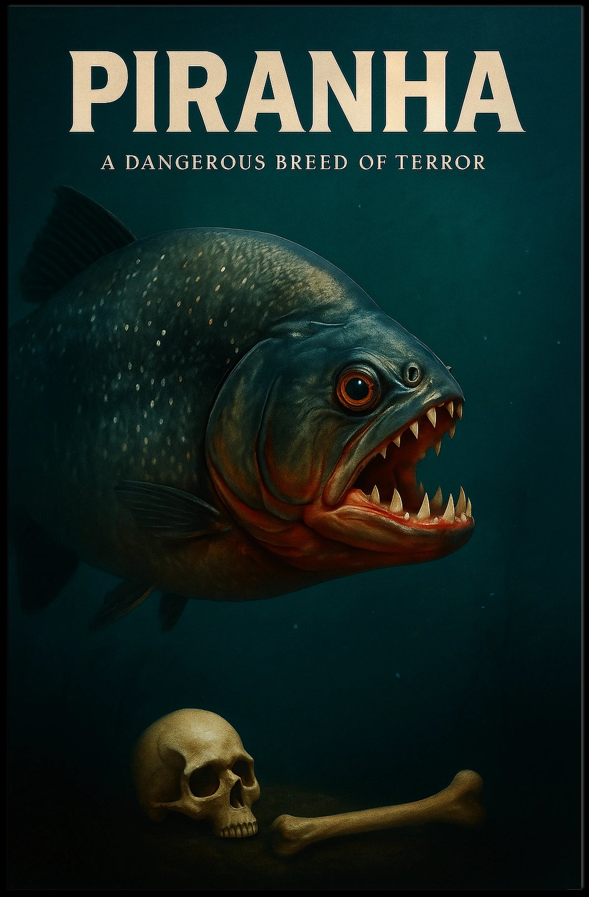 Piranha A Dangerous Breed of Terror Poster