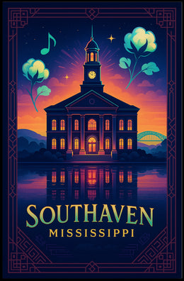 Southaven at Sunset Poster