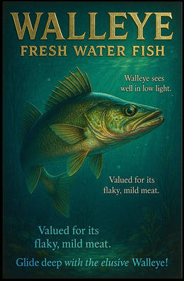 The Elusive Walleye Poster