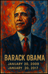 Barack Obama Presidential Tenure Poster