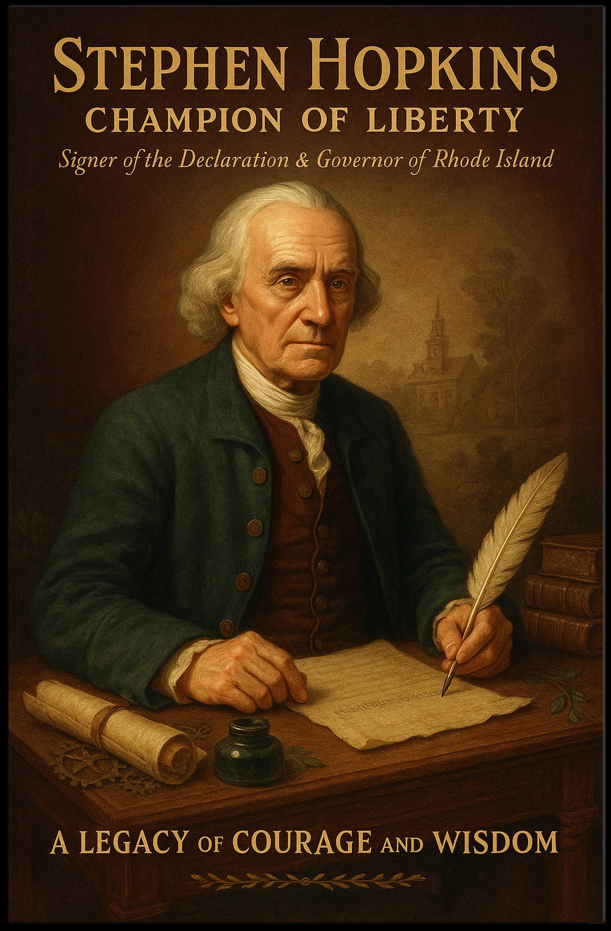 Stephen Hopkins Champion of Liberty Poster